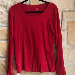 J.Jill Perfect Pima long sleeved t-shirt
